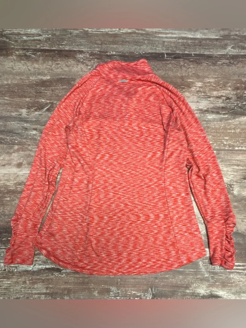 Columbia Quarter Zip Athletic Pullover Layer Shirt Hike Camp Outdoor Athletic XL - Picture 2 of 7